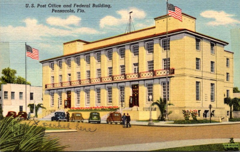 Florida Pensacola Post Office and Federal Building Curteich