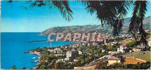 Postcard Modern Riviera Del Fiori Sanremo Panorama Levant