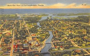 Bird's-Eye View of Fort Lauderdale, FL, USA Florida