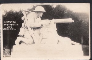 Hampshire Postcard - Statuary, Portsmouth War Memorial   RS4718