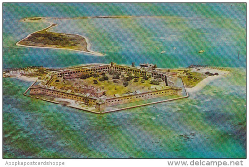 Aerial View Fort Jefferson Dry Tortugas Florida