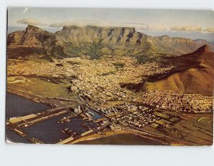 Postcard Aerial View of Cape Town South Africa