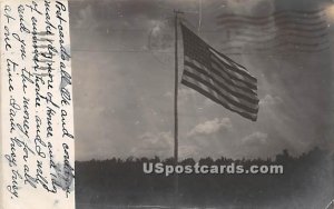American Flag - Liberty, New York NY Postcard