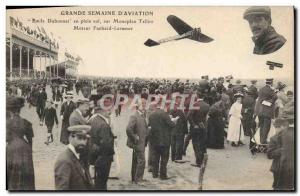 Old Postcard Jet Aviation Great week of & # 39aviation Emile Dubonnet in flig...