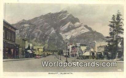 Banff Alberta Canada Paper Rips on Back 