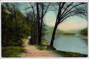 NY - Rochester. Maplewood Park, Indian Trail Along the Genesee River