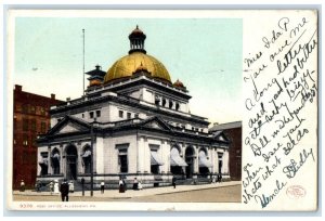 1906 Post Office Building Allegheny Pittsburg Pennsylvania PA Antique Postcard