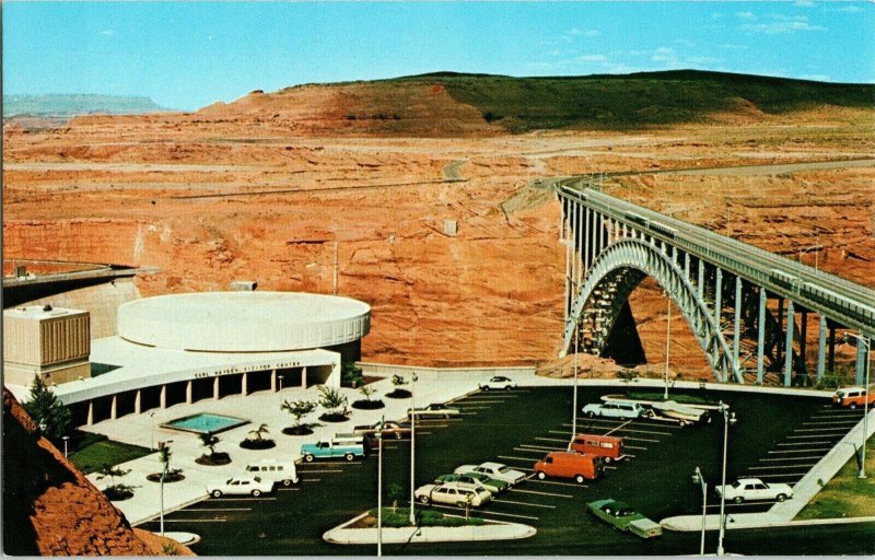 Carl Hayden Visitor Center Glen Canyon Dam Museum Powell Postcard Vtg UNP Unused 