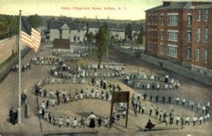 Public Playground Scene - Buffalo, New York