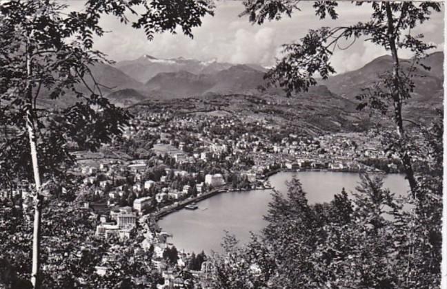 Switzerland Lugano vista dal Monte San Salvatore 1959 Photo