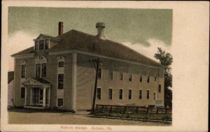 Auburn Maine ME Grange Hall c1910 Vintage Postcard