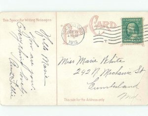 Divided-Back BEACH SCENE Toledo Ohio OH d8412