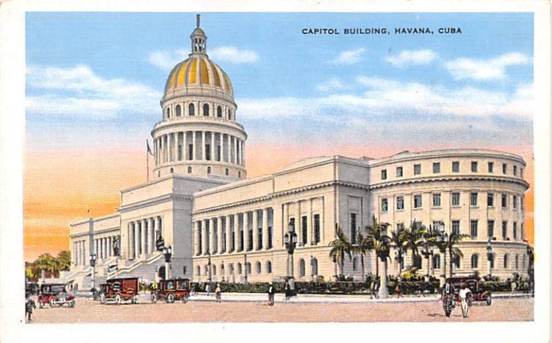 Capitol Building Havana Cuba, Republica de Cuba Unused 