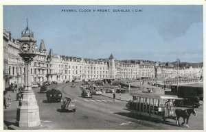 Isle of Man Postcard - Peveril Clock & Front - Douglas  B625