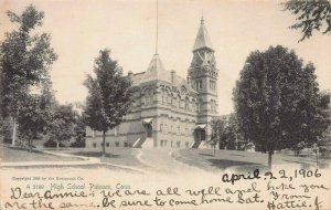 High School, Putnam, Connecticut, Early Postcard, Used in 1906