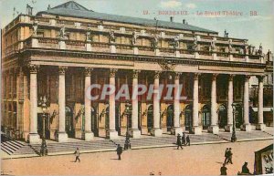 Postcard Old Bordeaux Grand Theater