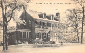 PRESIDENT'S HOME BEREA COLLEGE BEREA KENTUCKY POSTCARD 1947