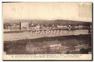 Old Postcard General view of Tarascon Suspension Bridge on the Phone the old ...