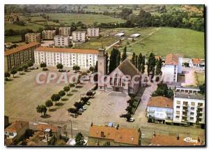 Postcard Modern Digoin Aerienne view of the Church of Brierette