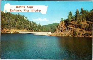Postcard WATER SCENE Ruidoso New Mexico NM AL9540