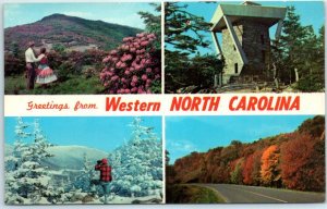 Postcard - Greetings from Western North Carolina