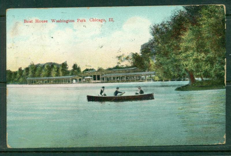 Vintage Boat House Washington Park Chicago #37