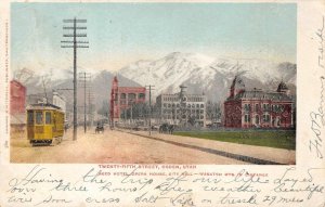 25th Street OGDEN, UTAH Reed Hotel Opera House 1905 RPO Mitchell Postcard