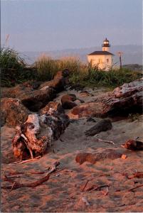 Coquille River Lighthouse Brandon Oregon OR Unused Vintage Postcard D35