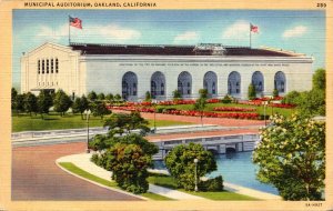 California Oakland Municipal Auditorium 1940