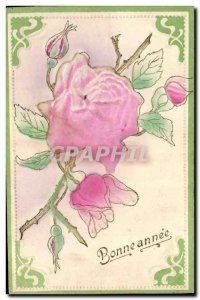 Vintage Postcard Fantasy Flowers