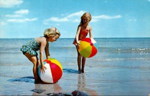 New Jersey Young Girls Having Fun By The Sea 1967