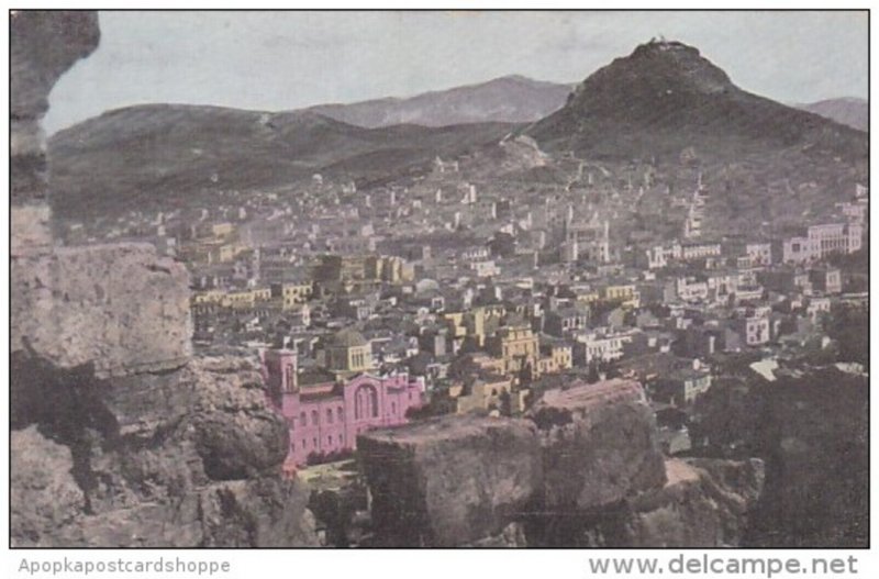 Greece Athens and Lycabettus Panorama