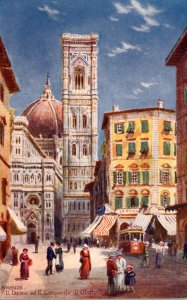 Italy Firenze Florence Cattedrale e Campanile Tucks