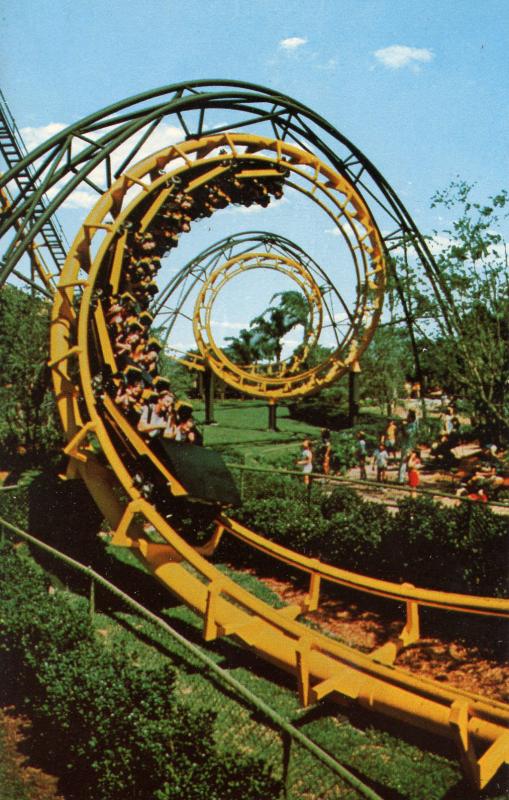 FL - Tampa. Busch Gardens, The Python Thrill Ride