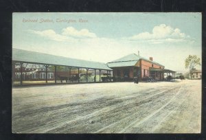 TORRINGTON CONNECTICUT CT RAILROAD DEPOT TRAIN STATION VINTAGE POSTCARD