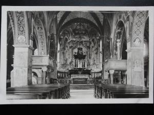 Switzerland: Interia of Cathedrale S. Lorenzo in Lugano - Old Frinzl RP Postcard