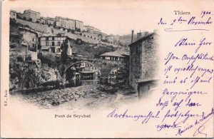 France Pont de Seychal Thiers Viscomtat Vintage Postcard 09.13