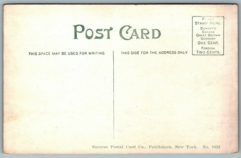 Postcard New York NY c1910s Birds Eye P.R.R. Pennsylvania Railroad Depot Unused