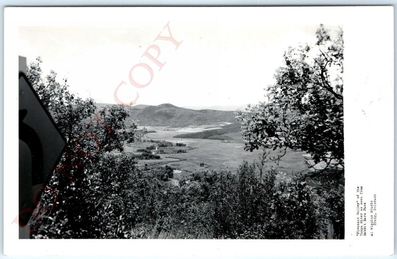 c1950s Craig, CO RPPC Pleasant Valley Yampa River Photo PC Rabbit Ears Pass A124