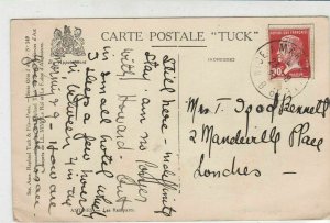 France 1927 Nice Cancel Picture Stamps Post Card to London England Ref 32114 