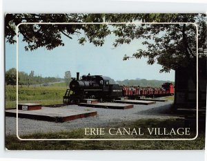 B-215125 1890 Steam Locomotive Replica Train Station Erie Canal Village Rome NY