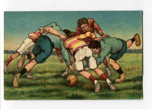 263041 GERMANY FOOTBALL soccer COMIC Player Vintage postcard