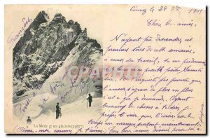 Old Postcard Meije and its glaciers