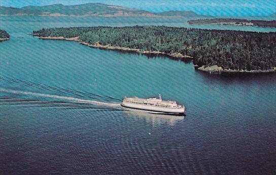 Canada Aerial View B C Ferry