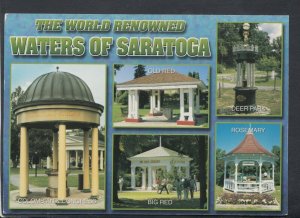 America Postcard - Waters of Saratoga, Saratoga Springs, New York  RR7435