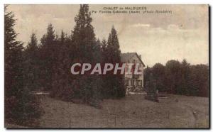 Chalet Malouzies - For Fonties Cabardes - Old Postcard