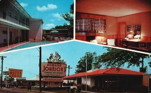 1963 Rooms & Swimming Pool Midtown Statesboro Motor Lodge GA Posted Postcard