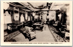 Governor's Reception Room Utah State Capitol Salt Lake City Utah UT Postcard