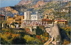 'Old Postcard Monaco The Prince''s Palace'