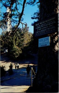 Entrance, Carnegie Astronomical Observatory, Mt Wilson CA Vintage Postcard L62